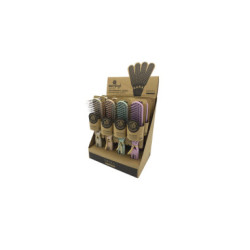EXPOSITOR CEPILLOS RECTANGULARES BIODEGRADABLES BIOFRIENDLY 12 UNDS BIFULL
