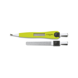 CORTACUTICULAS CON LIMA INOX 12.5 cm. D 3C