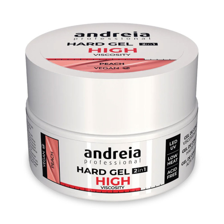 HARD GEL HIGH VISCOSITY PEACH 22GRS
