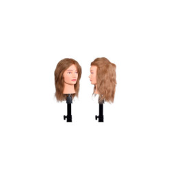 CABEZA MANIQUI RUBIO OSCURO 35-40 CM 100% CABELLO HUMANO GIRL DARK BLOND 40 BIFULL