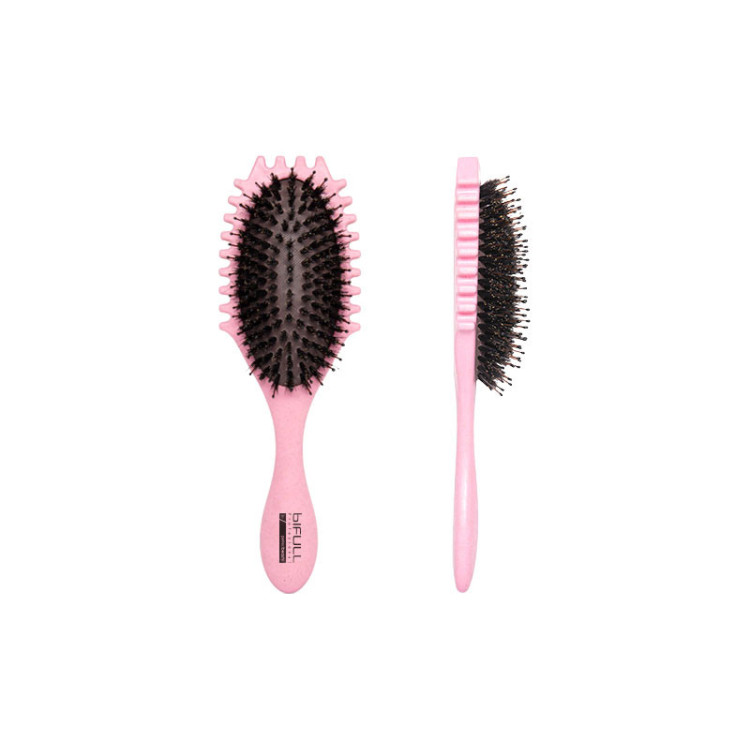 CEPILLO PARA PEINAR Y DAR FORMA AL RIZO HULA CURLY METHOD ROSA CEPILLO PARA PEINAR Y DAR FORMA AL RIZO HULA CURLY METHOD ROSA