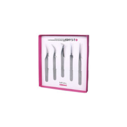 LASHY 5T PACK DE PINZAS PARA EXTRENSIONES DE PESTAÑAS(5 UNDS)