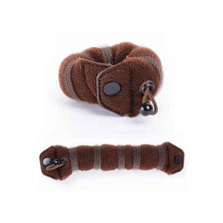 BIFULL RELLENO MOÑO PIN GRANDE MARRON