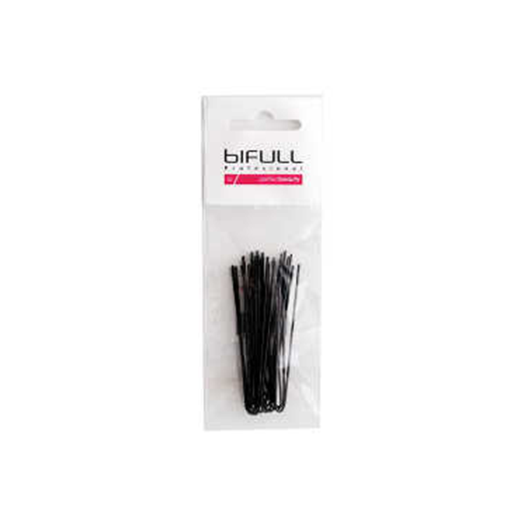 BIFULL HORQUILLAS MOÑO NEGRO 55 mm 20 uds.