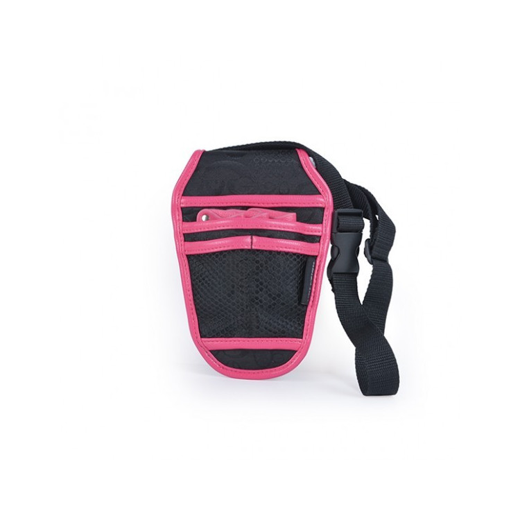 BIFULL CARTUCHERA NEGRA Y ROSA PENNY