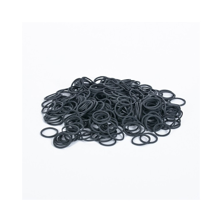BIFULL GOMAS ELASTICAS NEGRAS 30 mm 40 UDS.