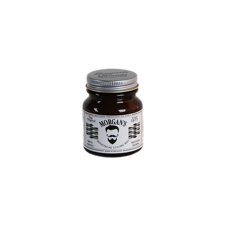 MORGAN'S MOUSTACHE STYLING WAX (TWIST & TWIDDLE)50GR MORGAN'S MOUSTACHE STYLING WAX (TWIST & TWIDDLE)50GR