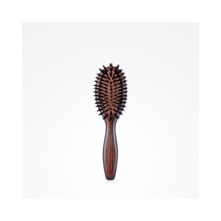 BIFULL CEPILLO MADERA EBANO REDONDO EBONY SMALL