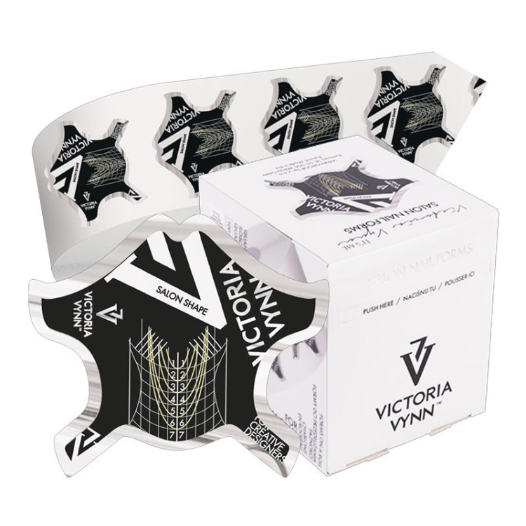 SALON NAIL FORMS BLACK 400 UDS