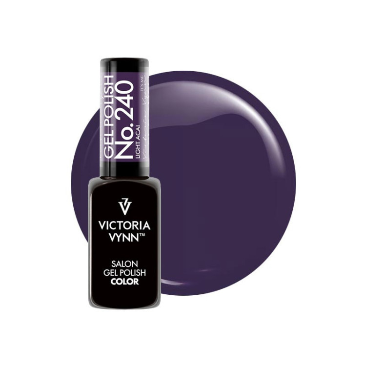 GEL POLISH 240  LIGHT ACAI   8ML