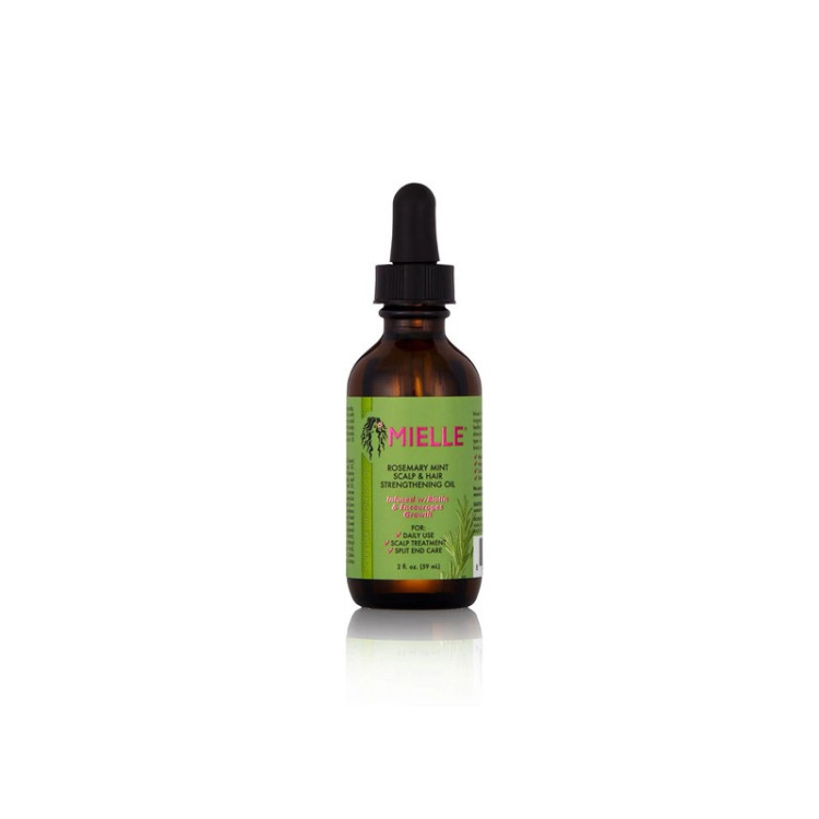 MIELLE ROSEMARY MINT SCALP & HAIR STRENGTHENING OIL 59ML MIELLE ROSEMARY MINT SCALP & HAIR STRENGTHENING OIL 59ML