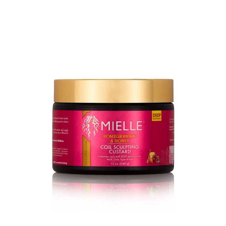MIELLE POMEGRANATE & HONEY COIL SCULPTING CUSTARD 340G MIELLE POMEGRANATE & HONEY COIL SCULPTING CUSTARD 340G