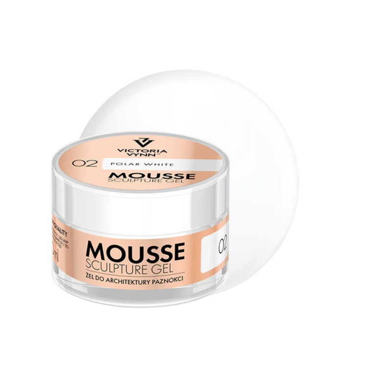 MOUSSE SCULPTURE GEL POLAR WHITE 02 50ML