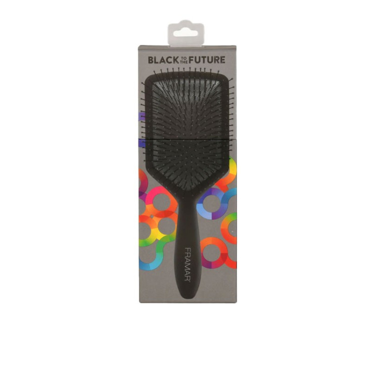 FRAMAR PADDLE BRUSH - BLACK TO THE FUTURE EDICIÓN LIMITADA FRAMAR PADDLE BRUSH - BLACK TO THE FUTURE EDICIÓN LIMITADA
