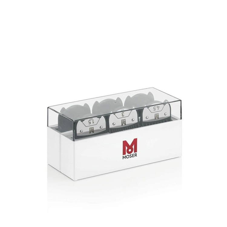 MOSER CAJA PACK PEINES MAGNETICOS 1.5/3/4.5/6/9/12 MOSER CAJA PACK PEINES MAGNETICOS 1.5/3/4.5/6/9/12