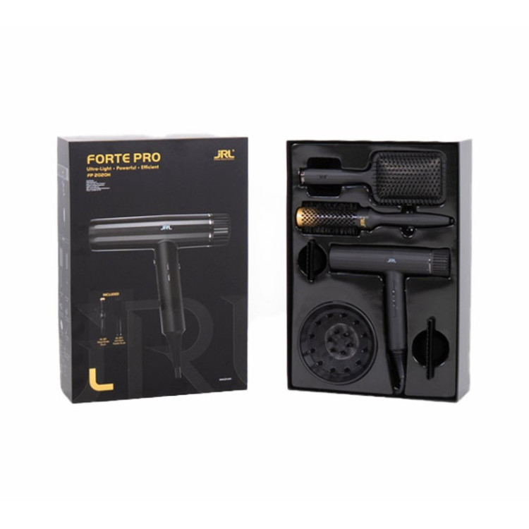 PACK JRL FORTE PRO+CERAMIV ROUND BRUSH+ANTI-STAIC PADDEL BRUSH