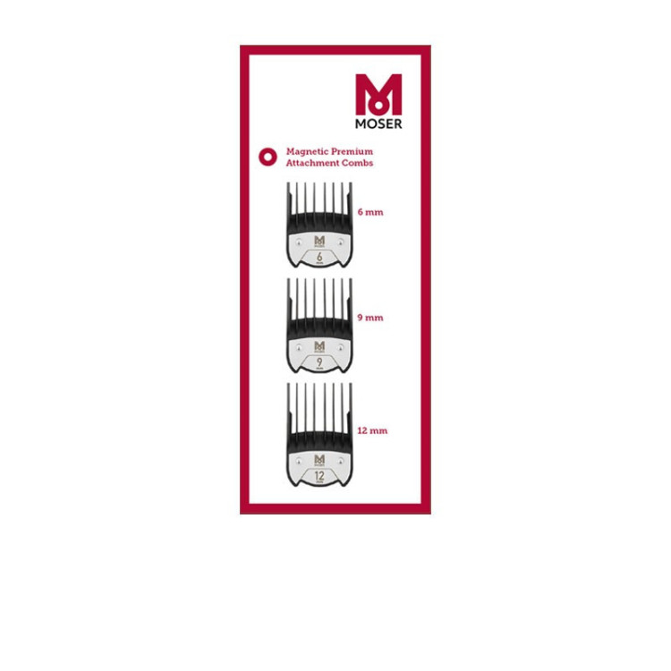 MOSER PACK PEINES MAGNETICOS 6/9/12