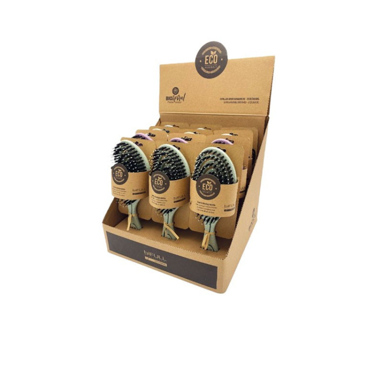 EXPOSITOR CEPILLOS ESQUELETO BIODEGRADABLE PASTEL BIOFRIENDLY COLORES BIFULL (PACK 12 UNDS) EXPOSITOR CEPILLOS ESQUELETO BIODEGRADABLE PASTEL BIOFRIENDLY COLORES BIFULL (PACK 12 UNDS)