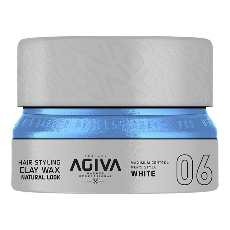 AGIVA HAIR STYLING CLAY WAX NATURAL LOOK WHITE 06 155ML NUEVO FORMATO