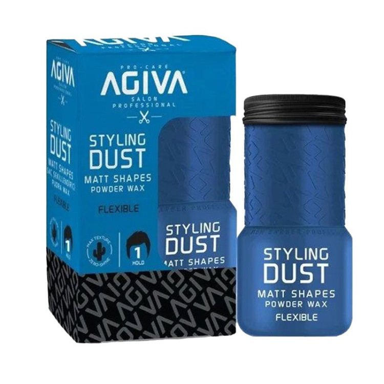 AGIVA STYLING DUST MATT SHAPES POWDER WAX FLEXIBLE 20G NUEVO FORMATO