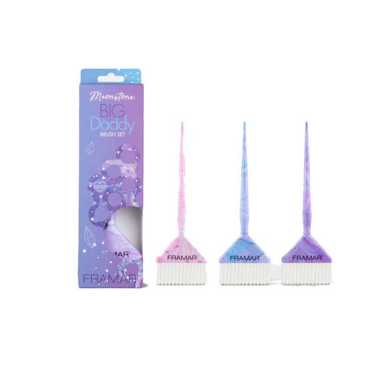 FRAMAR BIG DADDY BRUSH SET MOONSTONE FRAMAR BIG DADDY BRUSH SET MOONSTONE