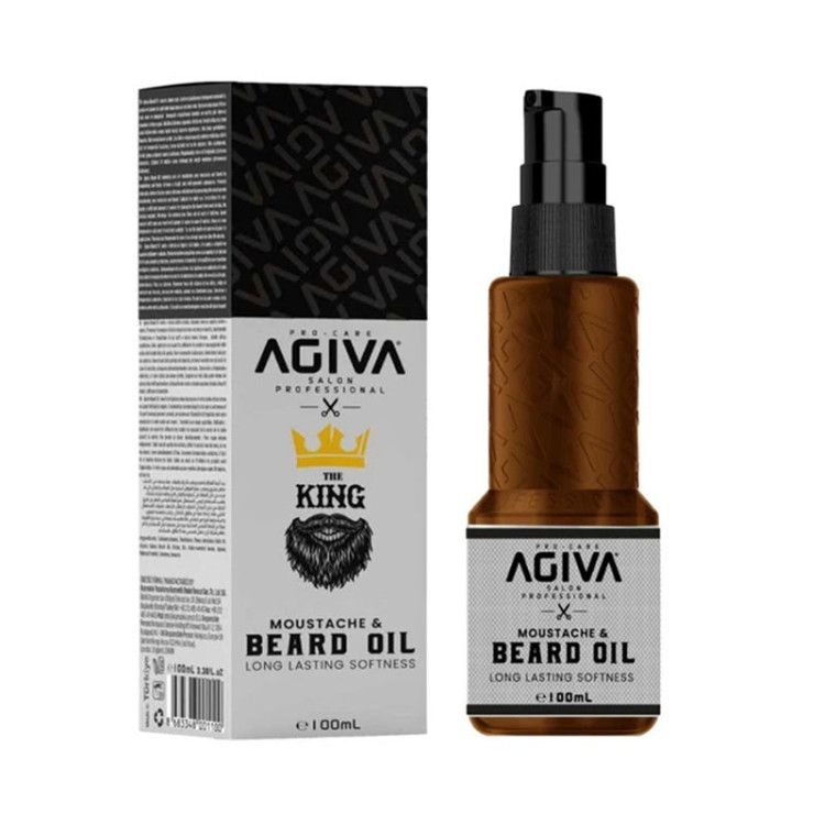 AGIVA MOUSTACHE & BEARD OIL 100ML NUEVO FORMATO