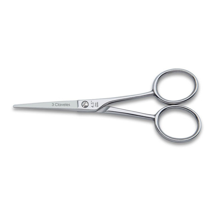 TIJERA BIGOTE RECTA INOX  4.5" D 3C