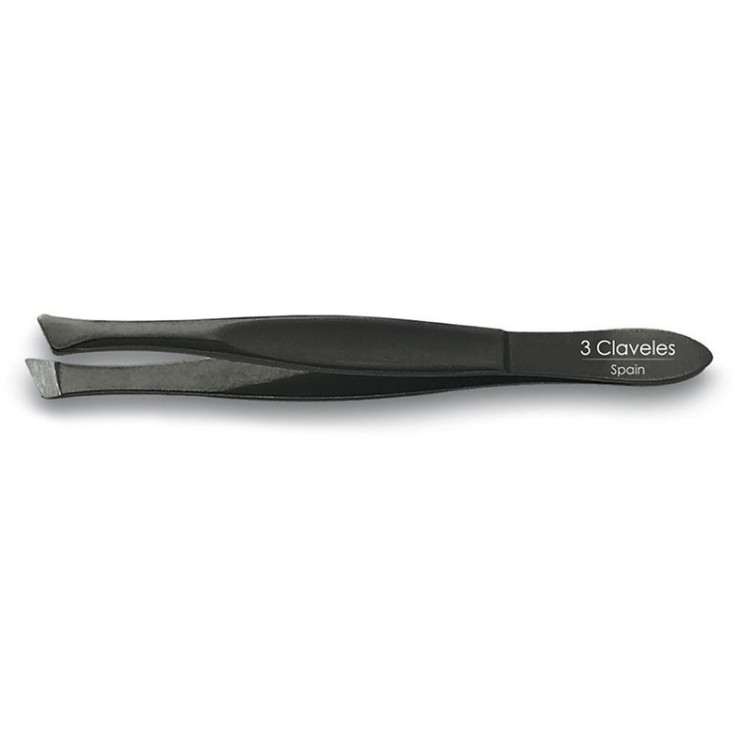 PINZA SESGADA NEGRA 8 cm. D 3C