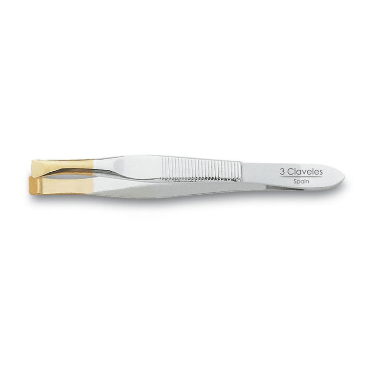 PINZA ANCHA P.ORO 8 cm. D 3C