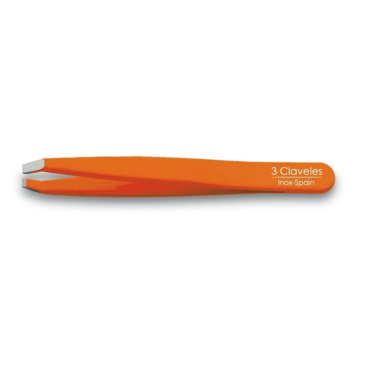 PINZA INOX P.CANGREJO NARANJA 9 cm. D 3C