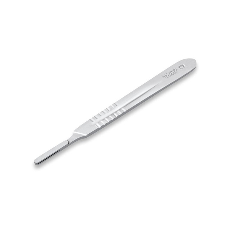 MANGO BISTURI PEDIC. INOX 13 cm. D 3C