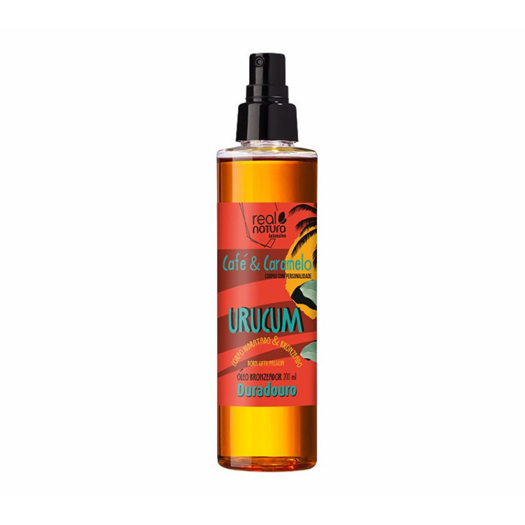 ÓLEO BRONZEADOR URUCUM CAFÉ E CARAMELO 200ML