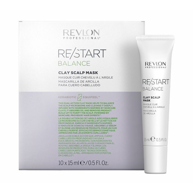 RESTART BALANCE CLAY SCALP MASK 10X15ML RESTART BALANCE CLAY SCALP MASK 10X15ML