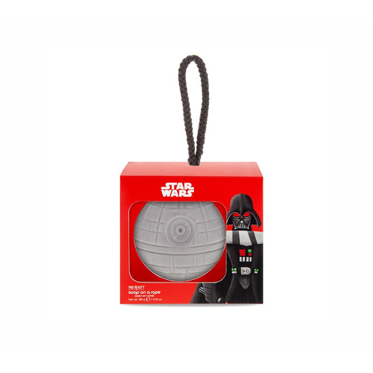STAR WARS DARK SIDE DEATH STAR SOAP ON A ROPE