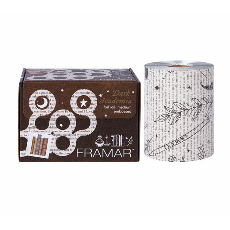 FRAMAR EMBOSSED ROLL MEDIUM DARK ACADEMIA 320 FT.