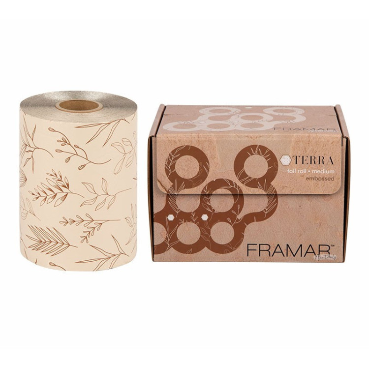 EMBOSSED ROLL MEDIUM NEUTRALS TERRA 320 FT.