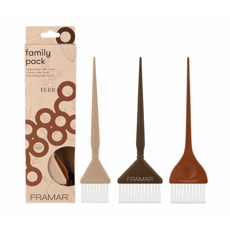 FAMILY PACK BRUSH SET NEUTRALS TERRA