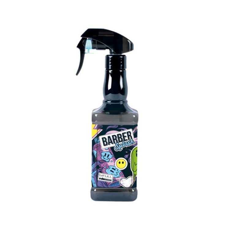 PULVERIZADOR BARBER SPLASH BLACK 500ML