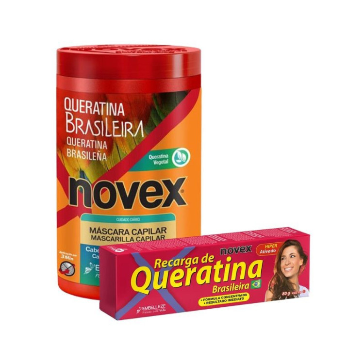 PACK NOVEX MASCARILLA 400GR + RECARGA 80GR QUERATINA BRASILEÑA PACK NOVEX MASCARILLA 400GR + RECARGA 80GR QUERATINA BRASILEÑA