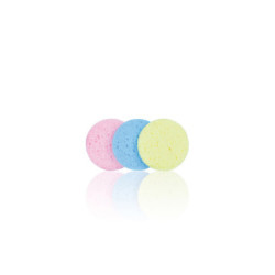 SET ESPONJAS DESMAQUILLAR 80MM CIRCLE COLOURS 3UNDS BIFULL