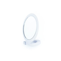 ESPEJO CLAM BLANCO 12.3CM SOPORTE MULTIFUNCIONAL BIFULL