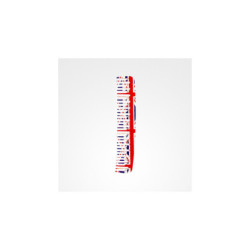 ZZ PEINE PROFESIONAL UNION JACK LINE Nº6