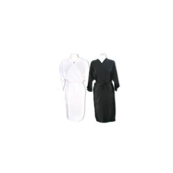 BIFULL BATA CLIENTA NEGRA SEDA TALLA ÚNICA WRAP SILK BLACK MOD. 20030