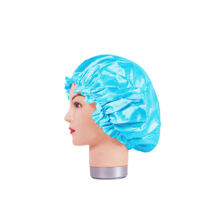 GORRO DE SATÉN ANTI FRIZZ AZUL SLEEPING THIN CAP